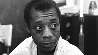 James Baldwin, author of "The Fire Next Time" and "Another Country," at his home, June 3, 1963, New York.