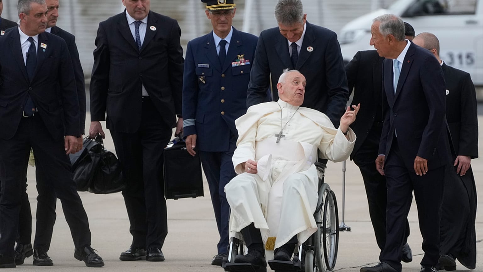 El papa Francisco en Lisboa