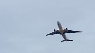 A French military Airbus A330 carrying French and other foreign nationals enroute to Paris, France, takes off from Niamey, Niger, Tuesday, Aug. 1, 2023