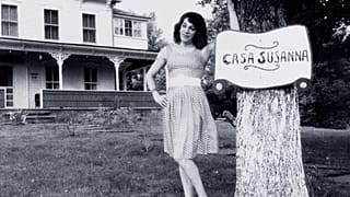 Unknown American. Susanna at Casa Susanna, gelatin silver print, 1964-1969.