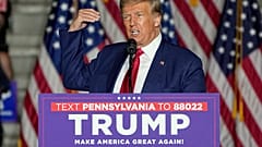 Donald Trump fala durante comício da sua campanha às presidencias de 2024, no sábado passado (29 de julho).