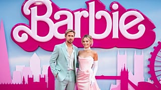 Ryan Gosling ve Margot Robbie, Londra'da düzenlenen 'Barbie' filminin galasına katıldı.  12 Temmuz 2023  