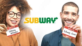 Love sandwiches and looking for a name change? Subway have got you covered
