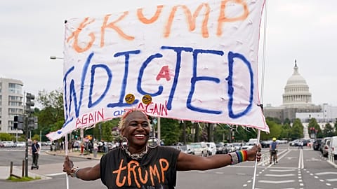 Trump: un politico che divide. 