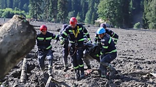 Tote nach Erdrutsch in Georgien