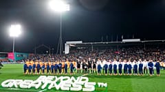 مباراة  كأس العالم للسيدات بين زامبيا واليابان في هاميلتون، نيوزيلندا 