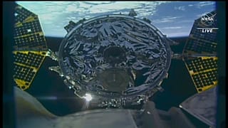 Una nave de carga no tripulada llegó a la EEI el viernes por la mañana, más de dos días después de su lanzamiento desde el Centro de Vuelo Wallops de la NASA en Virginia.