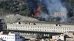 Der Brand kam bis an bewohnte Gebiete in Katalonien heran