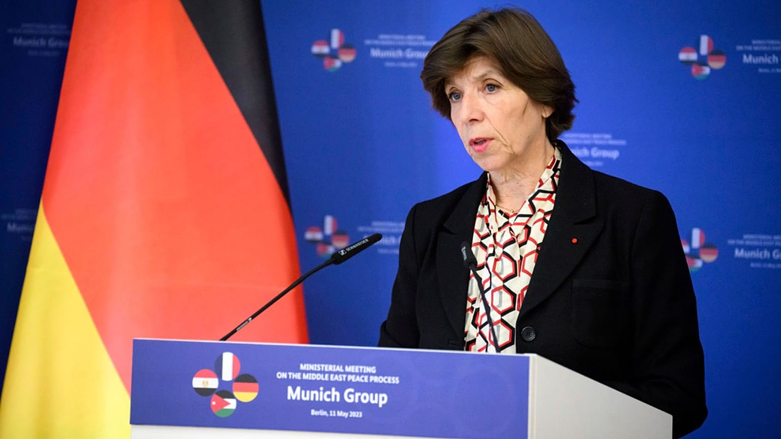 French Foreign Minister Catherine Colonna