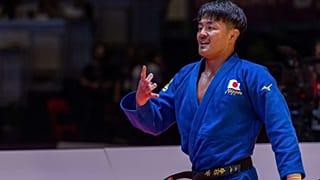 Le Japonais Hashimoto Soichi s'est imposé en -73 kg au Masters de Budapest, samedi 5 août 2023.