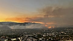 Η φωτιά στην επαρχία Λεμεσού στην Άλασσα