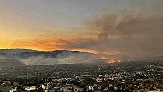 Η φωτιά στην επαρχία Λεμεσού στην Άλασσα