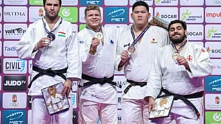 1. PUUMALAINEN Martti (FIN) 2. RAKHIMOV Temur (TJK) 3. SAITO Tatsuru (JPN) 3. ZAALISHVILI Gela (GEO).