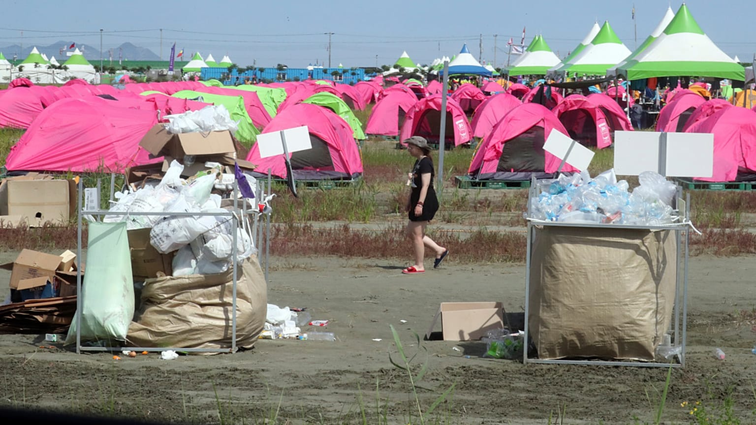 Pfadfinder aus den USA reisen ab wegen extremer Hitze beim Internationalen Treffen Jamboree in Südkorea