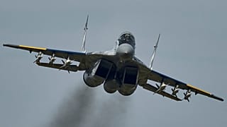 Caça Mig-29 da Força Aérea da Ucrânia