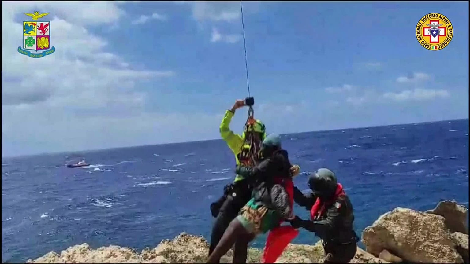Στιγμιότυπο από τη διάσωση