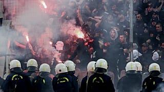 A Greek Cup Final football match between AEK FC and PAOK Salonika at the Olympic stadium in Athens on May 12, 2018.