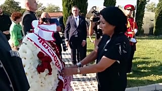 Acto de conmemoración del conflicto.