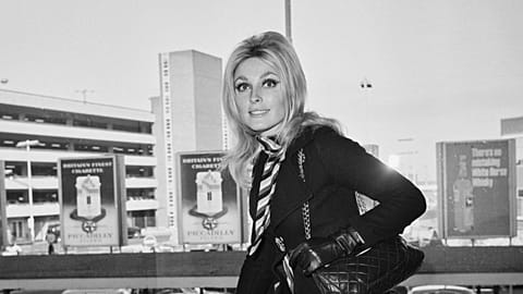 Sharon Tate pictured in London, 1966