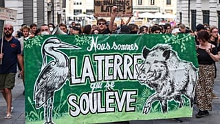 Manifestation de soutien au mouvement "Les soulèvements de la Terre", Nantes, 28/06/2023