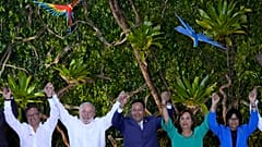 Vertreter der Amazonas-Anrainer beim Gipfeltreffen in Brasilien