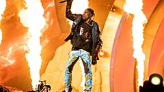 Travis Scott tritt auf dem Astroworld Music Festival in Houston auf, 5\. November 2021.