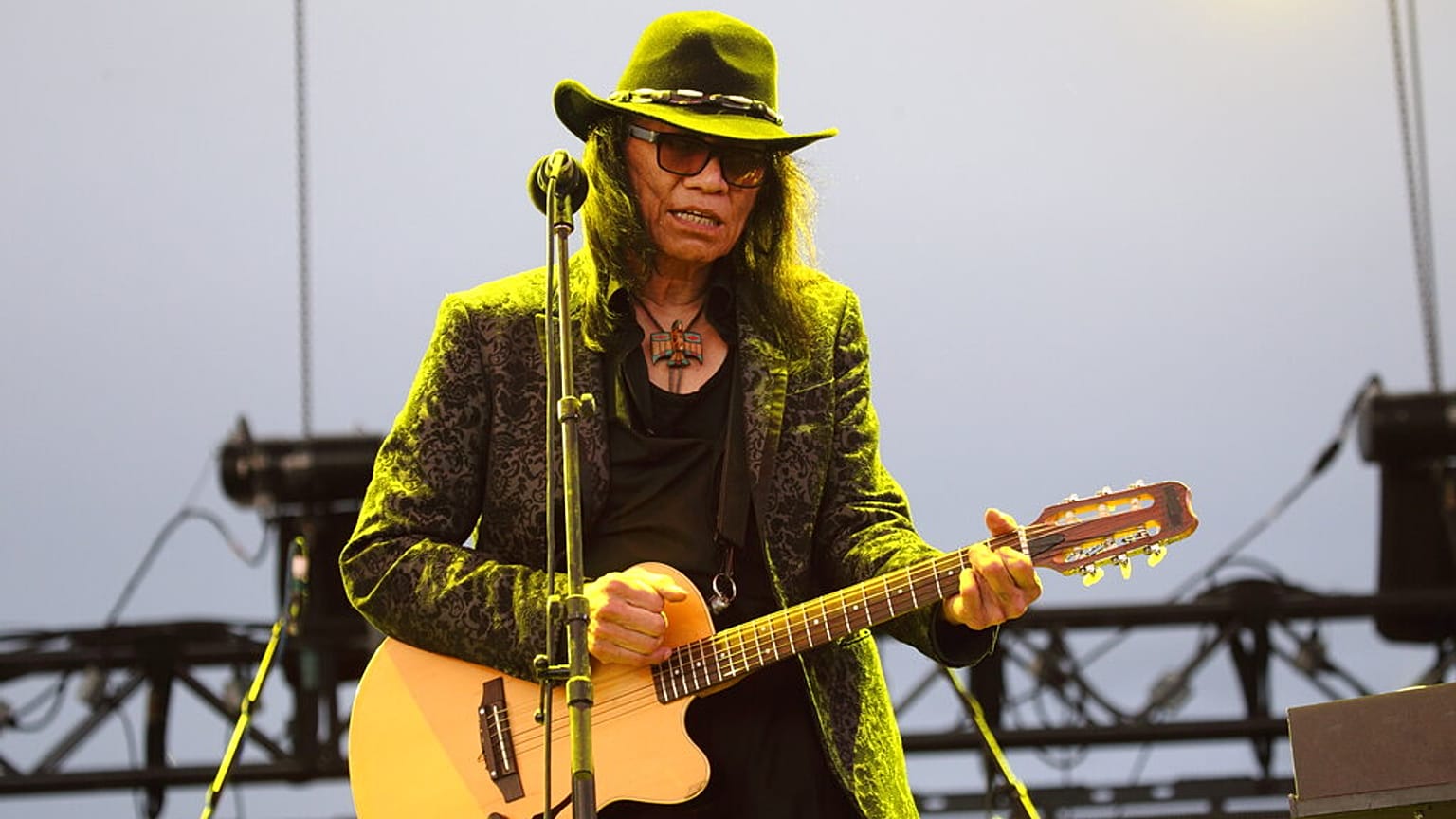 Sixto Rodríguez durante un concierto en 2014 en Washington, EEUU