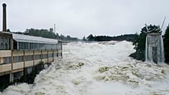 Wassermassen sorgen im Süden Norwegens für erhebliche Schäden