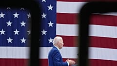 President Joe Biden speaks at the Arcosa Wind Towers, Wednesday, Aug. 9, 2023, in Belen, N.M. 