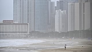 La tempête Khanun en Corée du Sud (août 2023).
