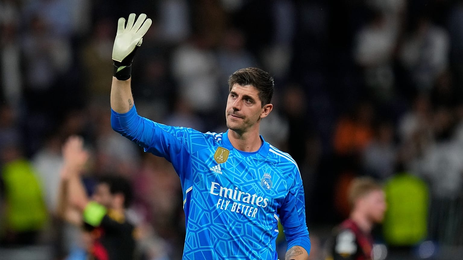 حارس مرمى ريال مدريد البلجيكي تيبو كورتوا 