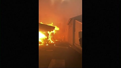 Lahaina steht in Flammen