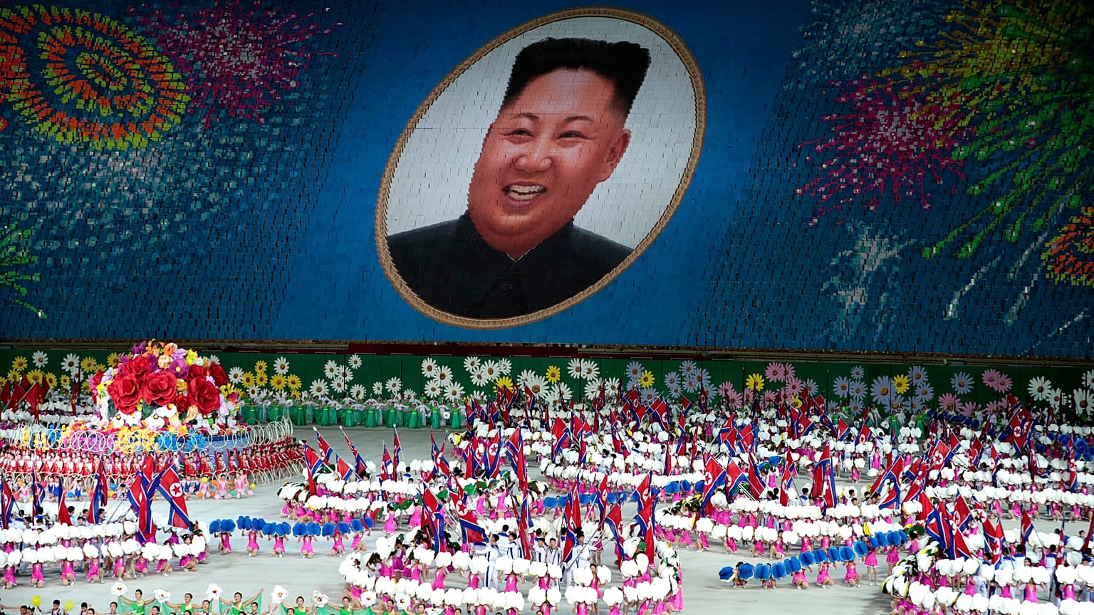 Kim Dzsongun portréja