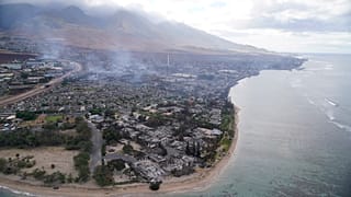 FILE - A wasteland of burned out homes and obliterated communities is left on Aug. 10, 2023, in Lahaina, Hawaii.
