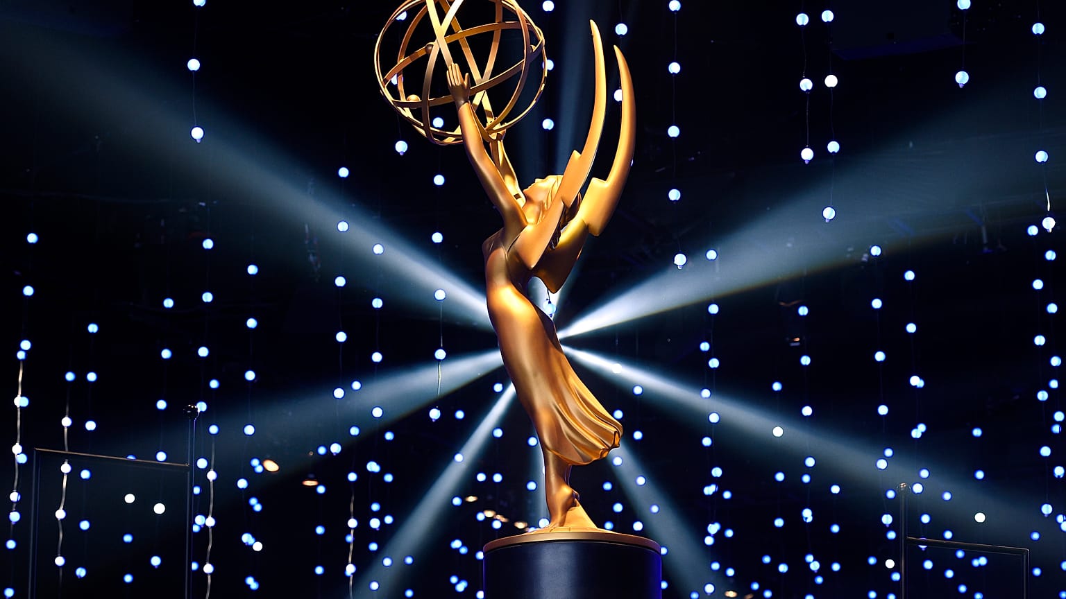 Postponed but not forever: An Emmy award on display