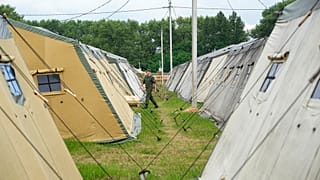 Wagner-Lager in Tsel nahe der belarussischen Stadt Assipowitschy