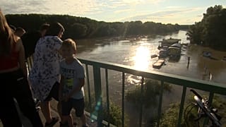 Brücke zwischen Ungarn und Kroatien