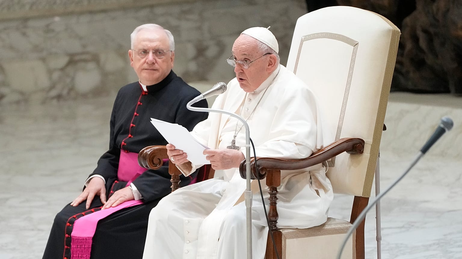 Pope Francis at the Vatican.