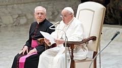 Pope Francis at the Vatican.