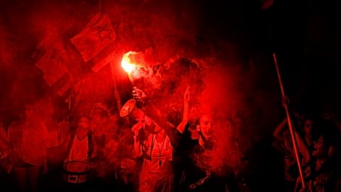Акция протеста в Тель-Авиве