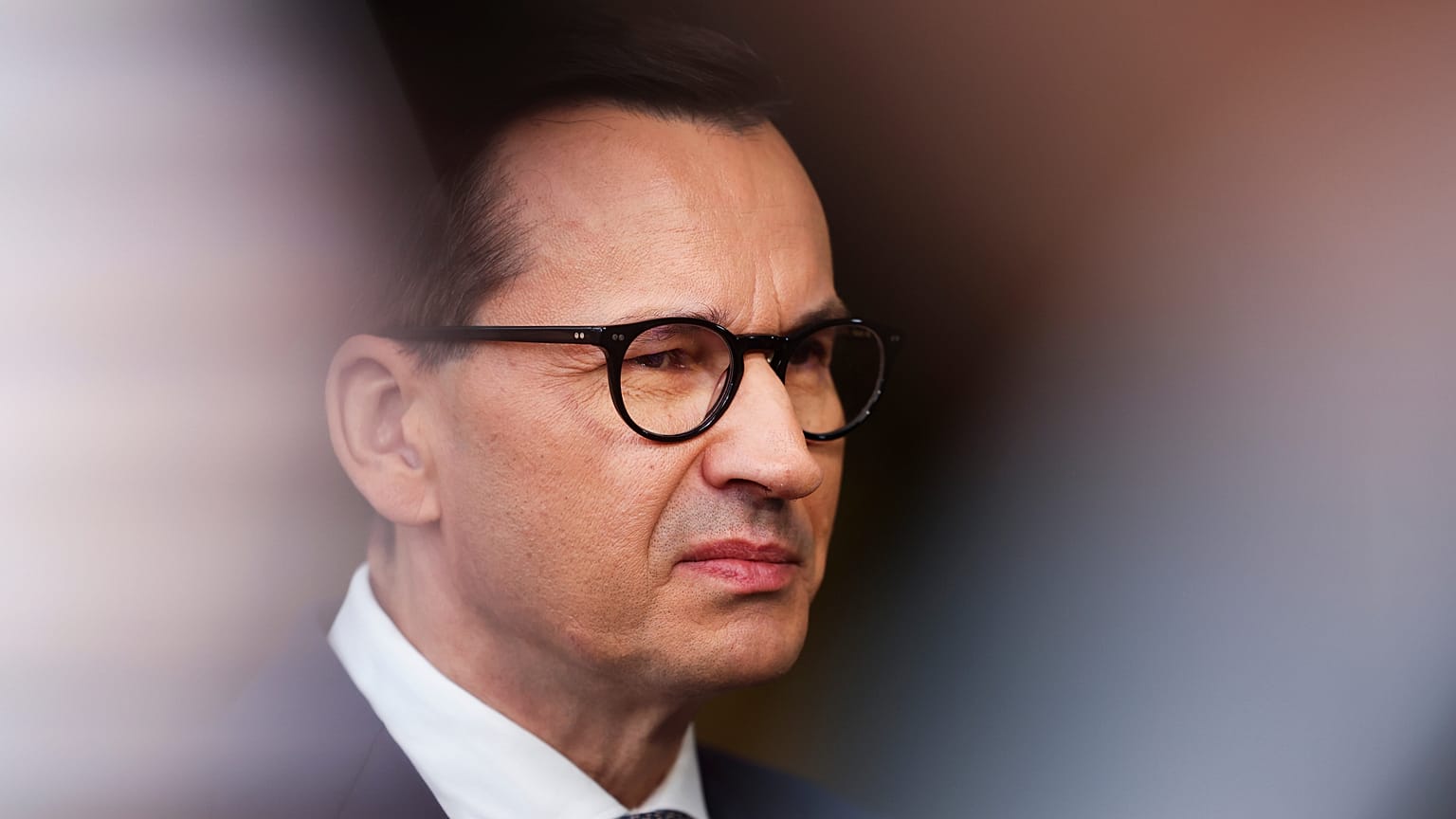 O Presidente polaco Mateusz Morawiecki.
