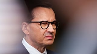 O Presidente polaco Mateusz Morawiecki.