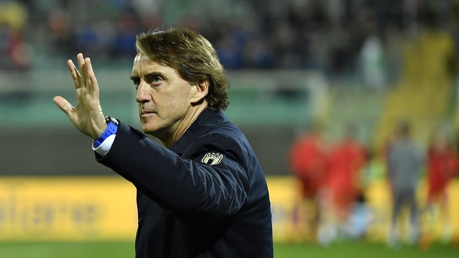 Roberto Mancini bei der Arbeit als Nationaltrainer (Archivfoto)