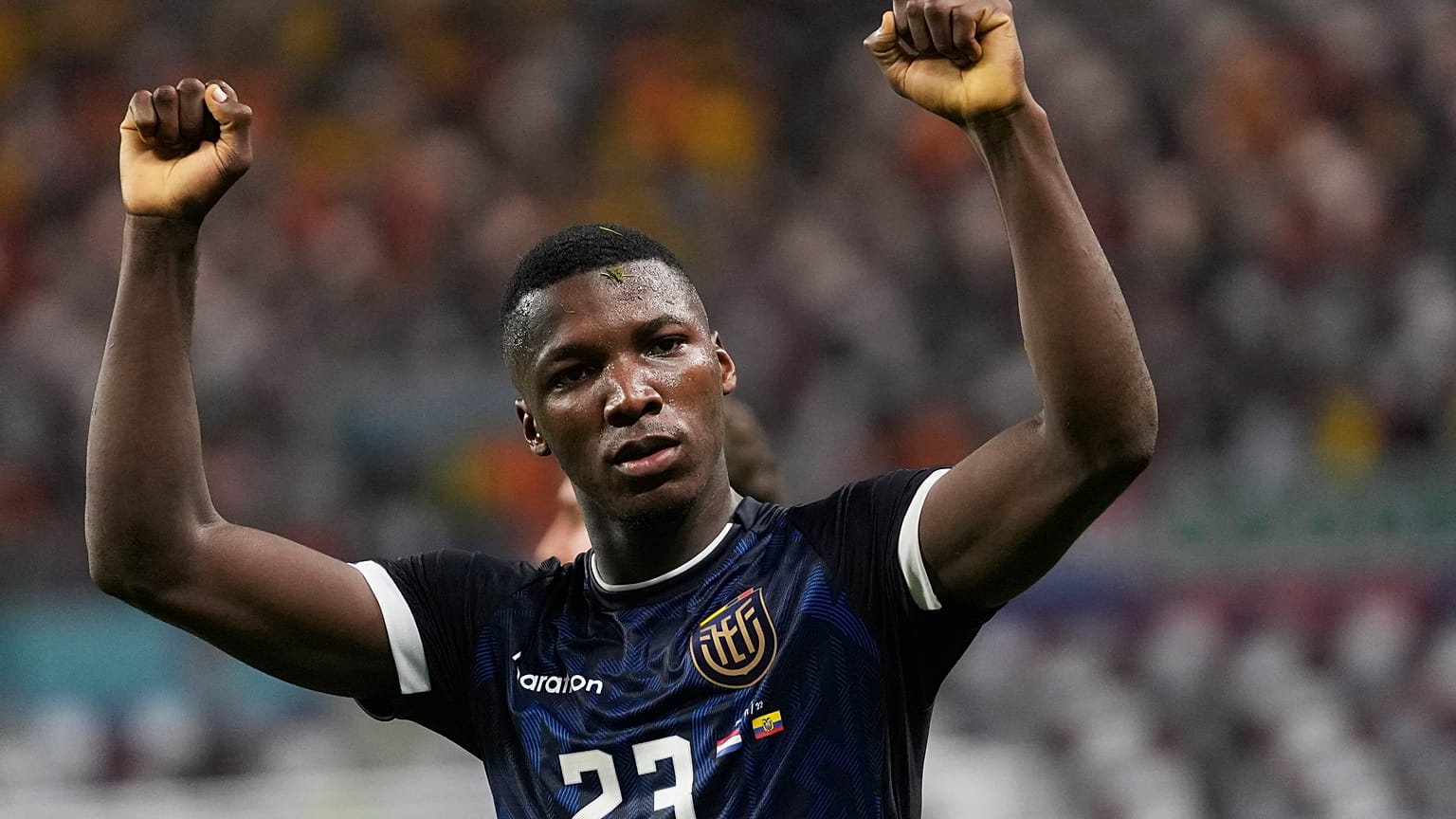 Moises Caicedo in einem Spiel der WM 2022