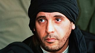 هانیبال قذافی، پسر معمر قذافی، رهبر برکنار شده لیبی، سپتامبر ۲۰۱۱، لیبی