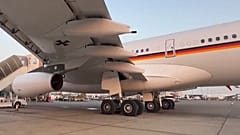 Machten Probleme: zwei A340-300 der Bundeswehr sollten Baerbock nach Asien fliegen