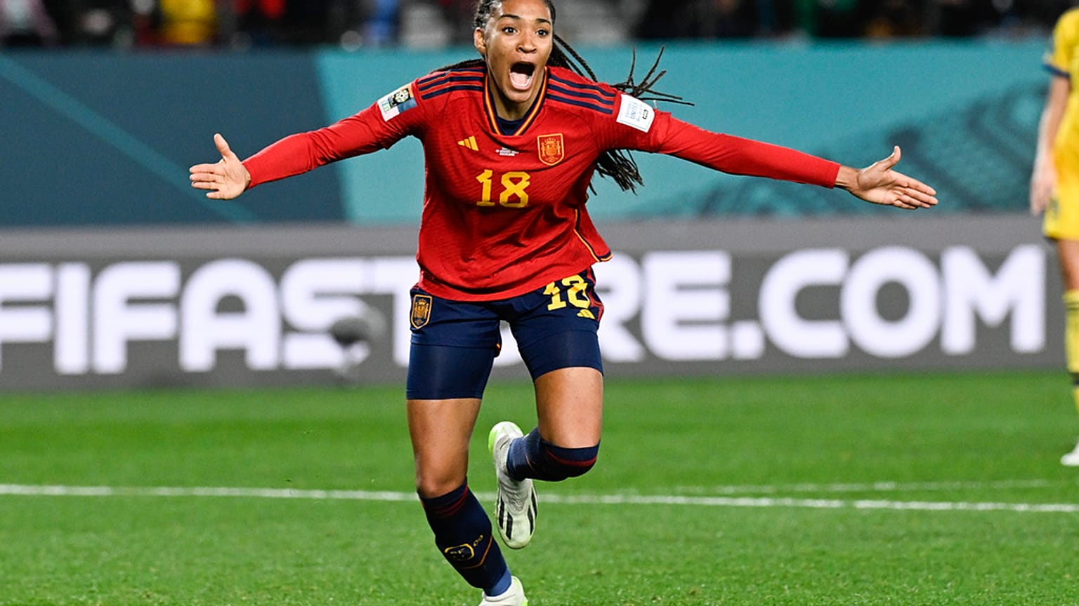 La giovane regina del Mondiale: Salma Paralluelo. (Auckland, 15.8.2023)