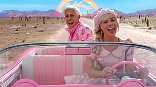 صورة من فيلم باربي رايان غوسلينغ  ومارغوت روبي.
