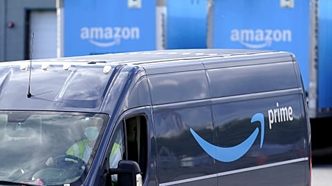 Amazon prime delivery trucks