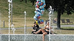 Polen litt bereits Mitte Juli 2023 unter einer Hitzewelle mit Werten um 35 Grad Celsius